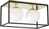 Потолочная люстра Lumina Deco Maldini LDC 8060-2 F.GD+BK