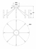 Потолочная люстра DeMarkt City Тетро 673015108