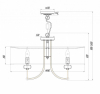 Подвесная люстра Maytoni Elegant Arm006 ARM006PL-08G