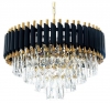 Подвесная люстра LDP 6003-550 BK+F.GD