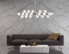 Подвесная люстра Lumina Deco Marsiada LDP 6033-24 BK+GD