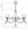 Подвесная люстра Loft IT Fleur 10124/10