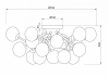 Потолочная люстра Maytoni Dallas MOD545PL-20CH