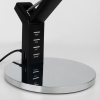 Офисная настольная лампа Eurosvet Slink 80426/1 черный/серебро