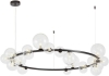 Подвесной светильник Merido LDP 7033-24 BK+CL