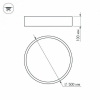 Потолочный светодиодный светильник Arlight SP-Tor-Pill-R500-35W Warm3000 022999(2)