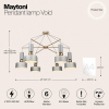 Потолочная люстра Maytoni Modern MOD030PL-06GR