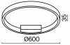 Потолочный светильник Rim MOD058CL-L35BSK