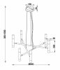 Подвесная люстра Maytoni Vigo MOD031PL-12B