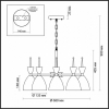 Подвесная люстра Lightstar Escica 806080