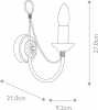 Бра Carisbrooke CB1-BLACK