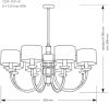 Подвесной светодиодный светильник Kink Light Тор 08219,01PA