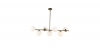 Потолочная люстра Lumina Deco Fredica  LDP 6030-7 GD