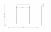 Подвесной светодиодный светильник Maytoni Step P010PL-L30B