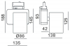 Трековый светильник Basis TR030-4-30WTW-DD-W