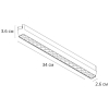 Трековый светодиодный светильник Arte Lamp Rapid A2969PL-1BK