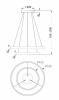 Подвесной светодиодный светильник Maytoni Rim MOD058PL-L55BS4K