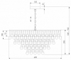 Подвесная люстра Gutta 476/8