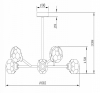 Подвесная люстра Omnilux Riposto OML-71713-12