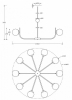 Подвесной светильник Maytoni Puntes MOD043PL-04G