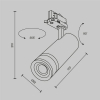 Трековый светильник Focus Zoom TR198-3-20W4K-Z-W