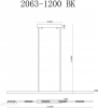 Подвесной светильник Vision 2063-1200 BK