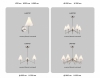 Подвесная люстра Ambrella Light High Light Modern LH57123