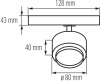 Трековый светодиодный светильник Kanlux BTLW 18W-940-W 35664