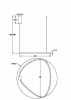 Подвесной светильник Glint MOD072PL-L36BSK