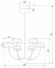 Потолочная люстра Fungo 50388 LED Черный