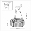 Подвесная люстра Odeon Light Vassa 4987/6