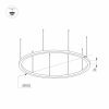Подвесной светодиодный светильник Arlight SP-Line-Hang-Arc-O3535-D800-65W Day4000 034007(2)