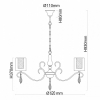 Подвесная люстра MW-Light Эллегия 8 303012708