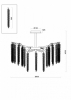 Потолочная люстра Mineral FR1010CL-08G