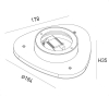 Настенный светильник ML ML-TR184-BL-WW