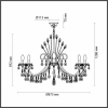 Подвесная люстра Maytoni Linn MOD091PL-07CH