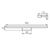 Подвесной светильник Ambrella light Traditional TR3572