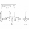 Подвесная люстра Lussole LSP-8606