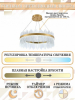 Подвесная люстра Natali Kovaltseva Smart Нимбы LED LAMPS 81262