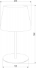 Интерьерная настольная лампа TK Lighting Maja 2936 Maja Black