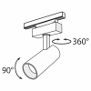Трековый светильник Maytoni Track lamps TR019-2-15W3K-B