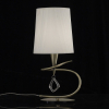 Настольная лампа Mantra Mara Antique Brass - White Shade 1629