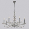 Подвесная люстра Crystal Lux ARABESQUE SP8 CHROME