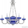 Подвесная люстра Bohemia Ivele Crystal Florence 71009P/6/210 NW P Clear-Blue/H-1I Y8