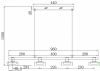 Подвесной светильник Gloze 4009/02/04PL