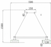 Подвесной светильник Gloze 4009/02/05P