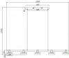 Подвесной светильник Gloze 4009/02/05PL