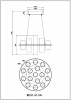 Подвесной светильник Wertmark Paula WE157.16.103