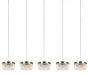 Подвесной светильник Diamond cut MD21020075-5B satin nickel