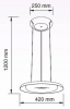 Подвесной светодиодный светильник Horoz Deluxe синий 019-012-0035 (HRZ00002268)